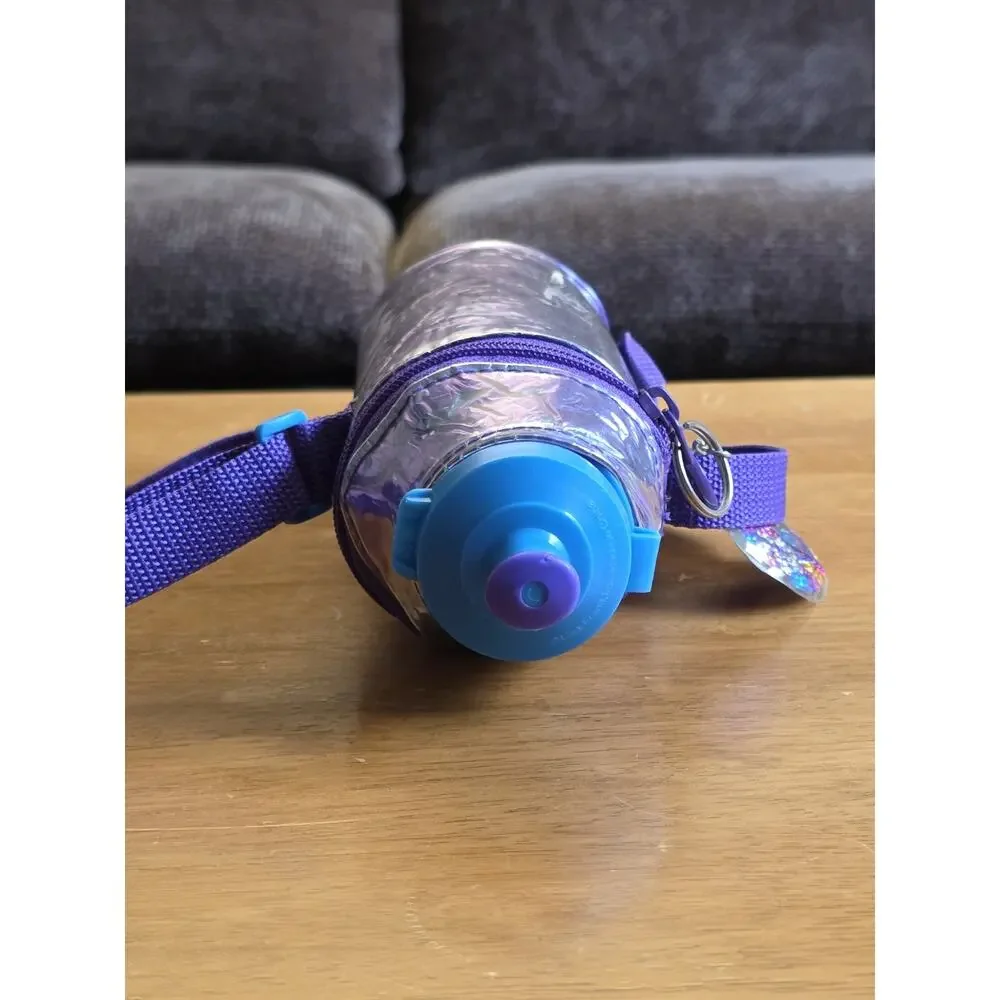 Vintage LISA FRANK Irridescent Mermaid Water Bottle 1990s NEW Girl Power RARE